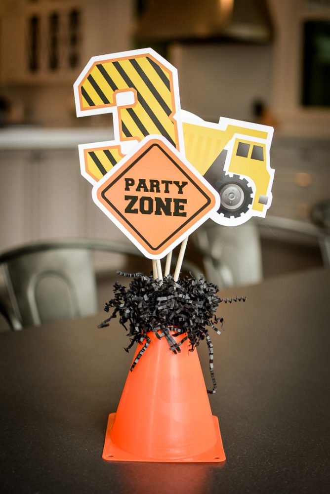 Ryan’s Construction Themed 3rd Birthday Party