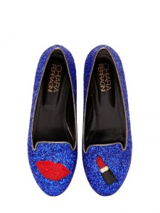 Chiara Ferragni 10mm Lipstick Glitter Loafers | Luisaviaroma.com | Shop them here 