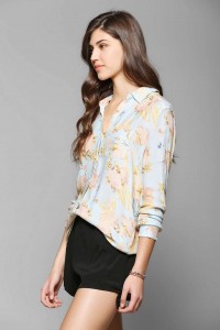 Urban Outfitters | Margot Washed-Out Button-Down Shirt | shop for it here 