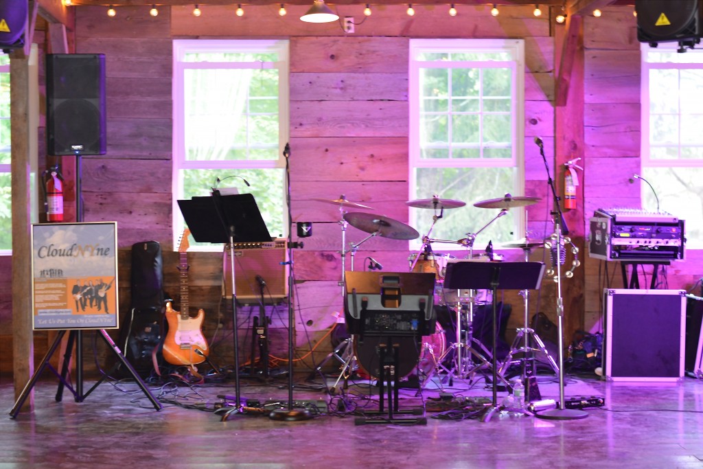 The phenomenal band would play inside the barn later in the evening...
