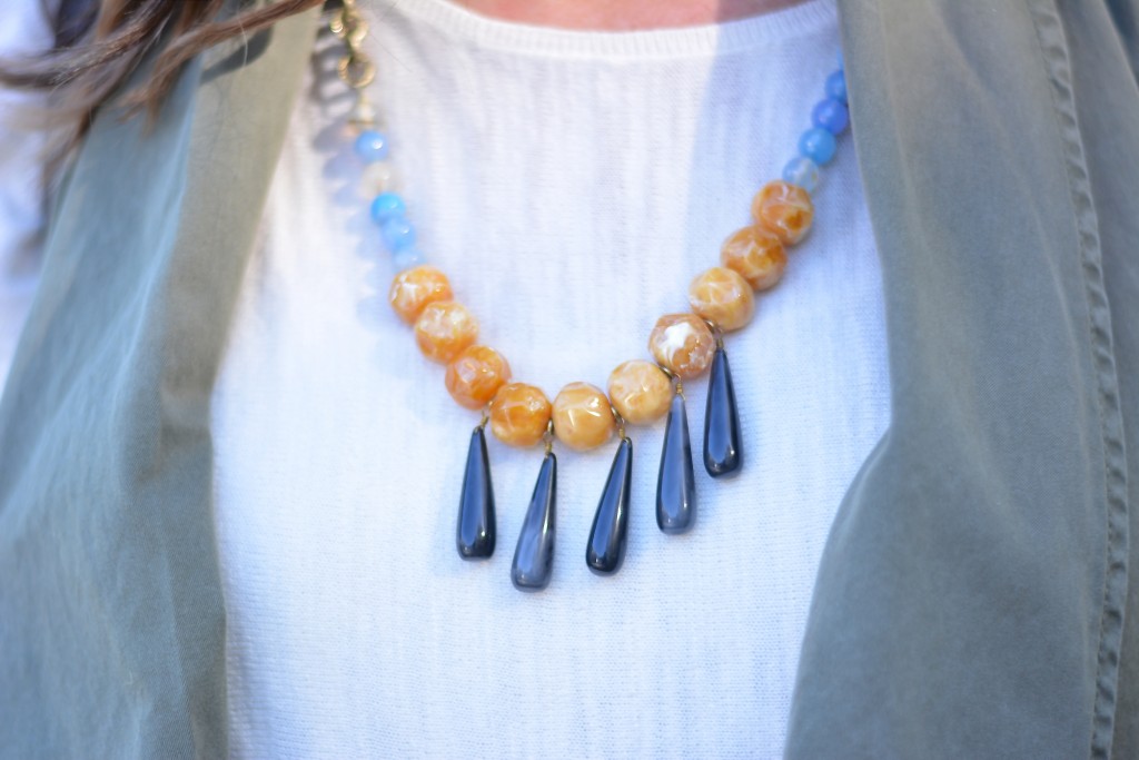 Necklace: Anthropologie 