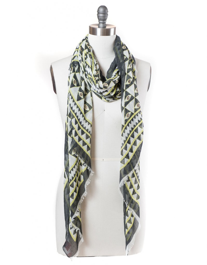 T&C | Luxor Graphic Print Scarf | $48.00 | Click here to shop 