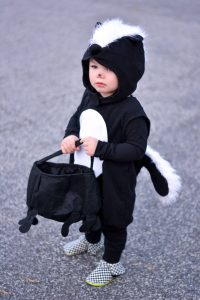Halloween with Our Little Skunk