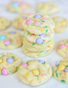 Melt in Your Mouth Funfetti Easter Cookies